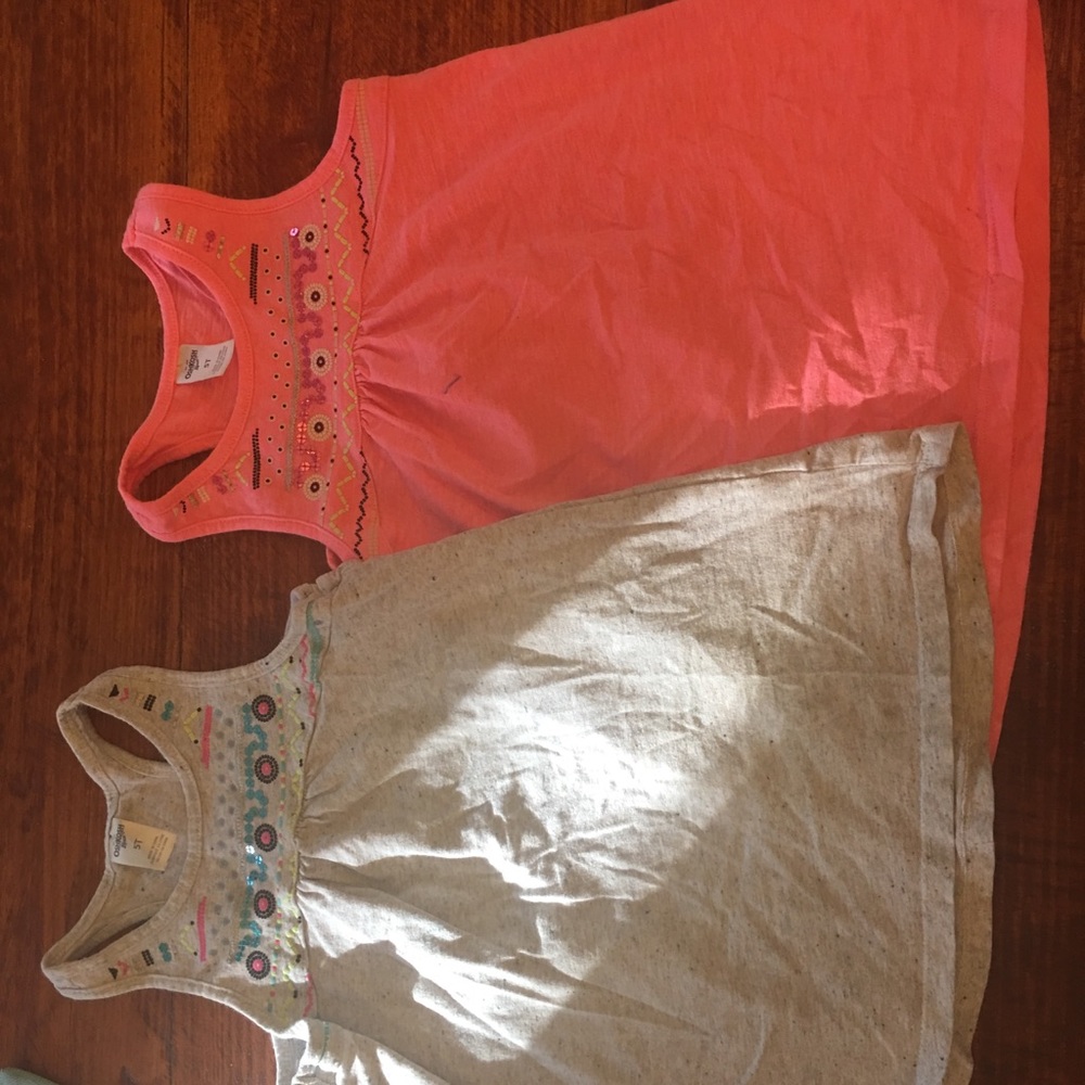 Set of girls tank tops 5t